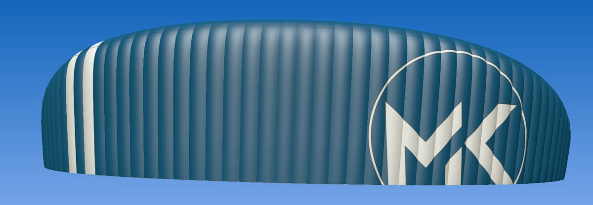 MK-Flightsystems Supra parakite from above